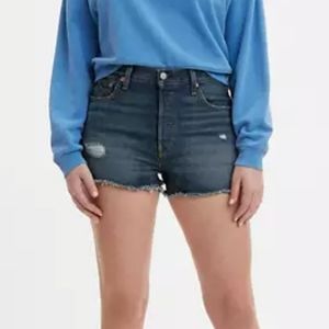 Levi's 501 med wash cutoff jean shorts size 23, NWOT
